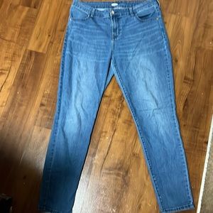 Blue Old Navy super skinny jeans